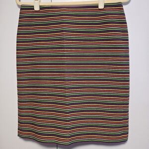 Talbots Striped Pencil Skirt 10P